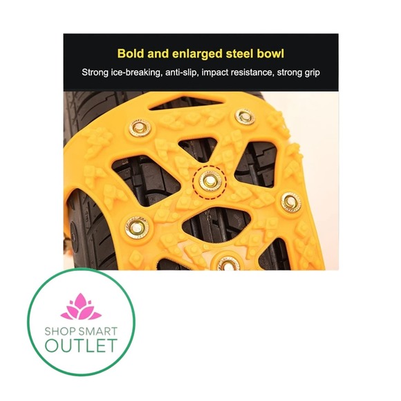 GOOD ROAD TIRE Snow Chains - Premium Quality Strong Durable All Season Anti-Sk.. - Picture 6 of 12